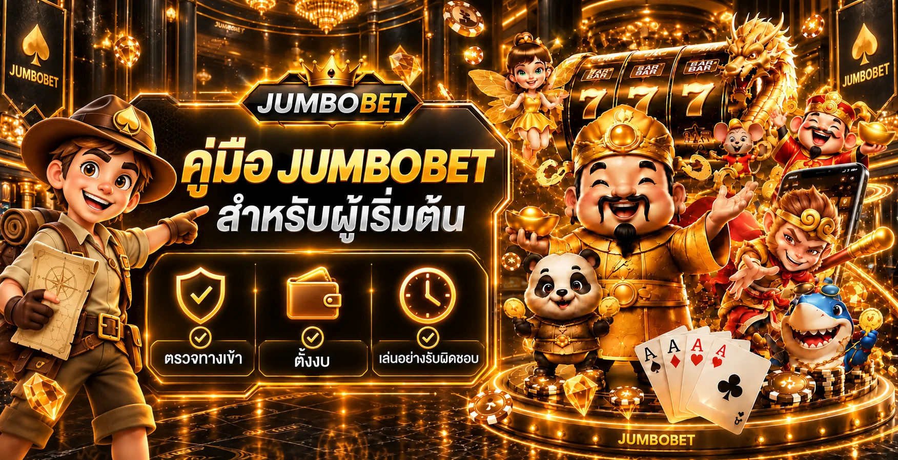 JUMBOBET คู่มือผู้เริ่มต้น เช็กทางเข้า สมัคร และตั้งงบ